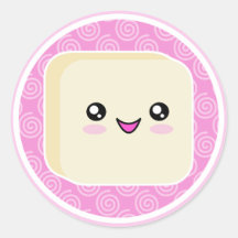 Vanilla Kawaii Mochi Stickers