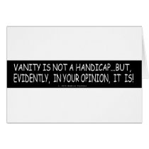 VANITY CARD