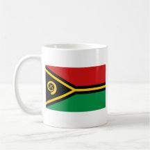 Vanuatu Flag ~ Map Mug