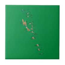 Vanuatu Map Tile