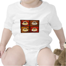Variations on a Cup of Coffee -4 Different Styles Tees