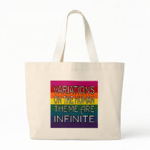 Variations On The Human Theme Are Infinite Tote Bag