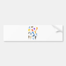 Various Sports Bumper Sticker
