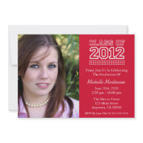 Varsity Class Of 2012 Graduation (Red) Announcements