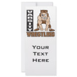 varsity wrestling rack card design