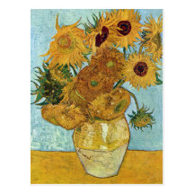 Vase avec douze tournesols par Van Gogh Cartes Postales