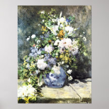 Vase de fleurs affiches