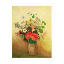 Vase de fleurs, c.1908-10 (huile sur la toile) cartes postales