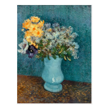 Vase of Flowers, 1887 Post Card
