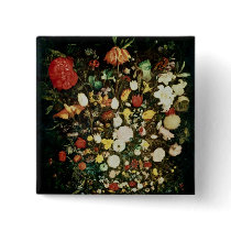 Vase of Flowers Pinback Button