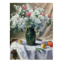 Vase of flowers postcards