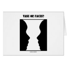 Vase Or Faces? (Optical Illusion) Cards