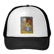 Vase with daisies and anemones - Van Gogh Hat