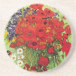Vase with Daisies and Poppies, Van Gogh Coasters