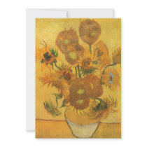 Vase with Fifteen Sunflowers by Vincent van Gogh