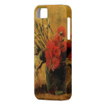 Vase with Red and White Carnations iPhone 5 Covers