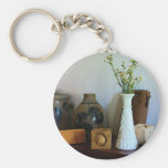 Vase with Wildflowers, Boxes and Jugs Keychains