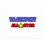 Vasectomy All Star Post Cards