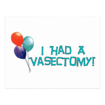 Vasectomy Postcard