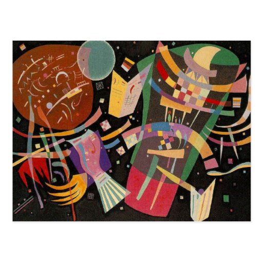 Vasily Kandinsky - Composition No 10 Postcard