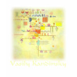 Vasily Kandinsky - Gentle Ascent t-shirts