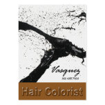 Vasquez - Bold Hair Colourist Stylist Beautician business cards
