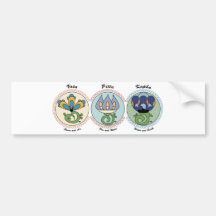 Vata-Pitta-Kapha Bumper Sticker