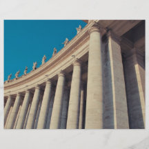 Vatican architecture custom flyer