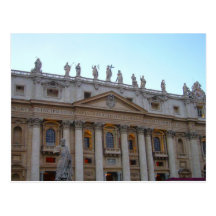 vatican building postcard