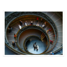 vatican circular postcard