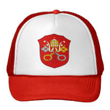 Vatican City Coat of Arms detail Hat