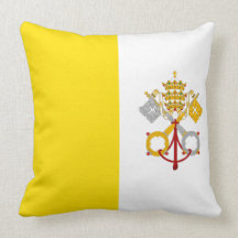 Vatican City Flag pillow
