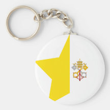Vatican+City Star Key Chain
