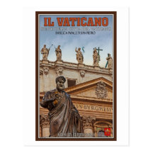Vatican City Statues Postcards