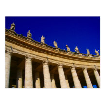 vatican columns post card