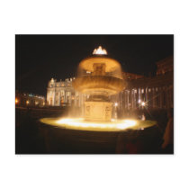 Vatican fountains, Bernini Postcards