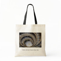 Vatican, stairway to heaven, Rome, Italy Canvas Bag