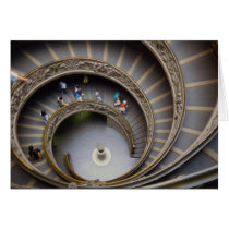 Vatican, stairway to heaven, Rome, Italy Cards