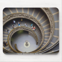 Vatican, stairway to heaven, Rome, Italy Mouse Pads
