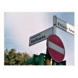 Vatican street sign post cards