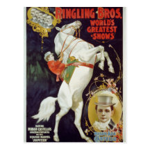 Vaudeville, Circus shows Post Cards