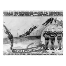 Vaudeville, Circus shows Postcards