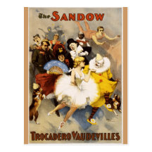 Vaudeville - The Sandow, Trocadero Vaudevilles Postcards