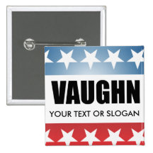 VAUGHN 2010 BUTTON