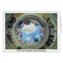 Vault Fresco Detail By Andrea Mantegna Card
