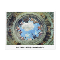 Vault Fresco Detail By Andrea Mantegna Post Card