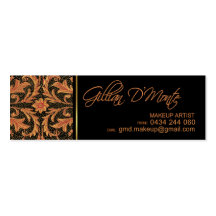 V'Baroque Professional Makeup Artist (Skinny) Business Card Template