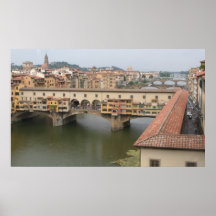 vecchio de ponte, Florence Poster