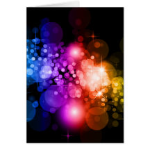 Vecteur coloré abstrait frais cartes de vœux