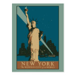 Vector Art Deco New York Wonder City Post Cards